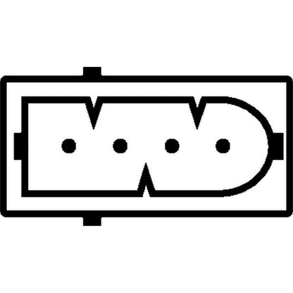 Hella 007666001 6DF 007 666-001 Brake Light Switch, Clipped