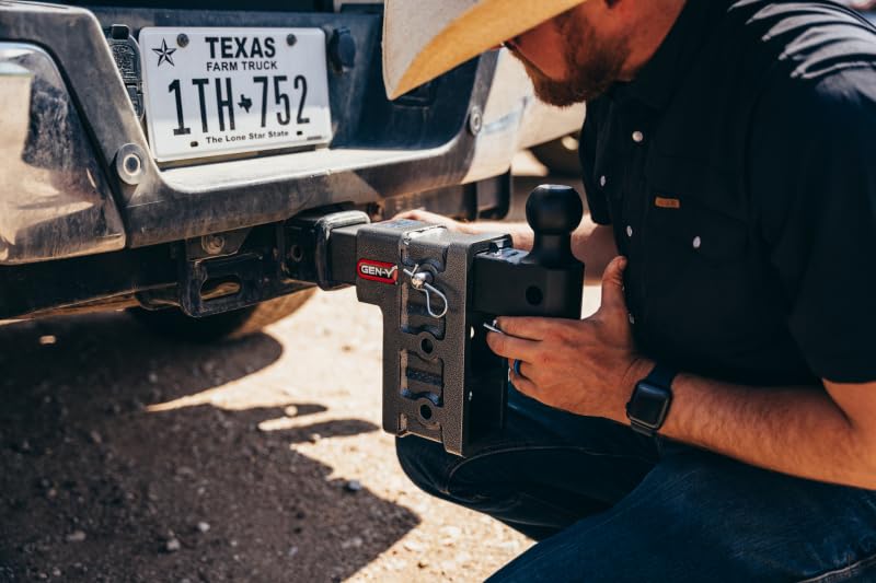 GEN-Y HITCH GH-324 Gen-Y Hitch GH-324 MEGA-DUTY 2' SHANK 7.5' DROP 1.5K T