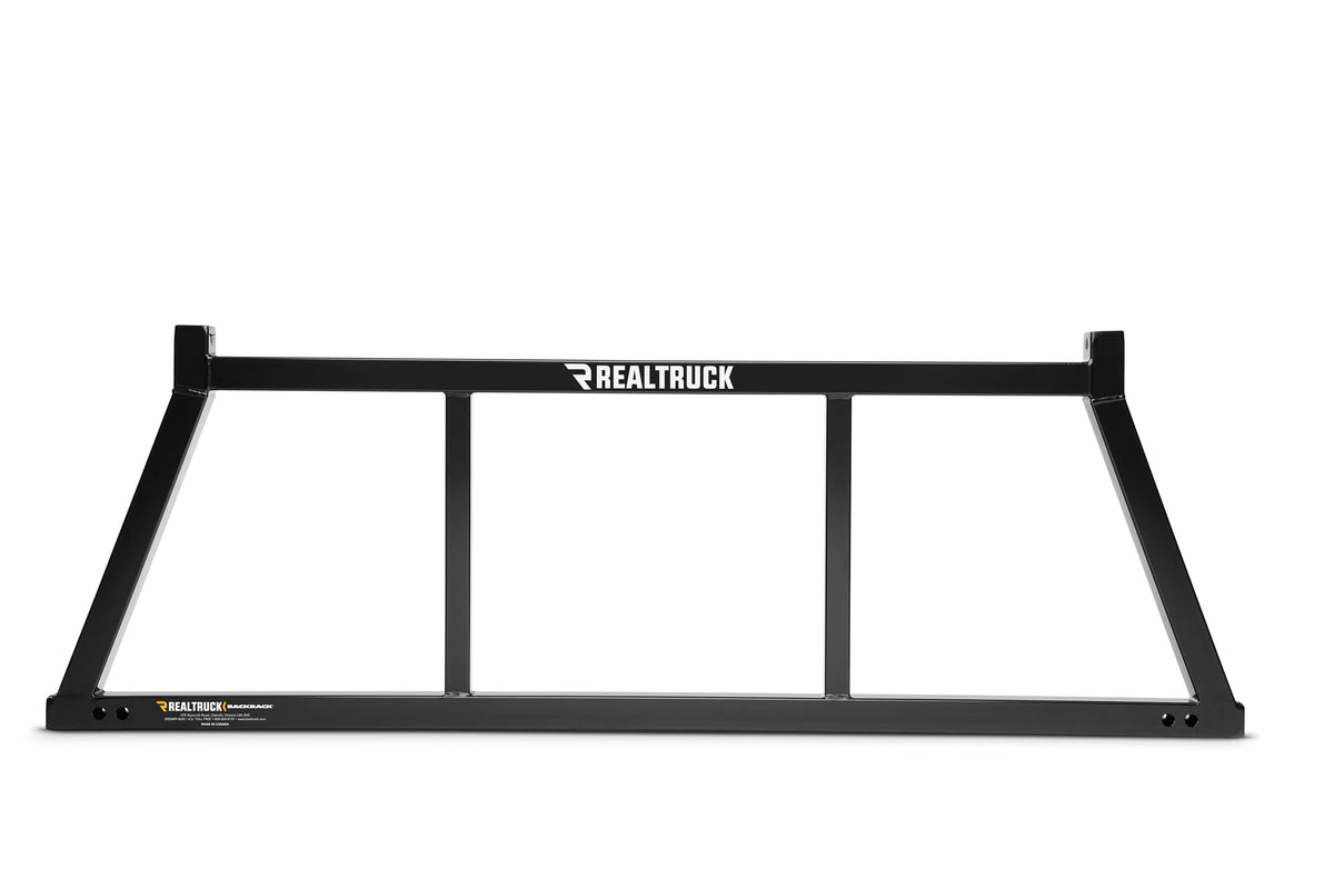 BACKRACK 14900 RealTruck BACKRACK Open Rack Frame Only | Black, No Drill | 14900 | Fits 2019-2025 Chevrolet/GMC Silverado/Sierra 1500; 2008-2019 & 2022-2025 Toyota Tundra; 2004-2025 Ford F-150 & Others