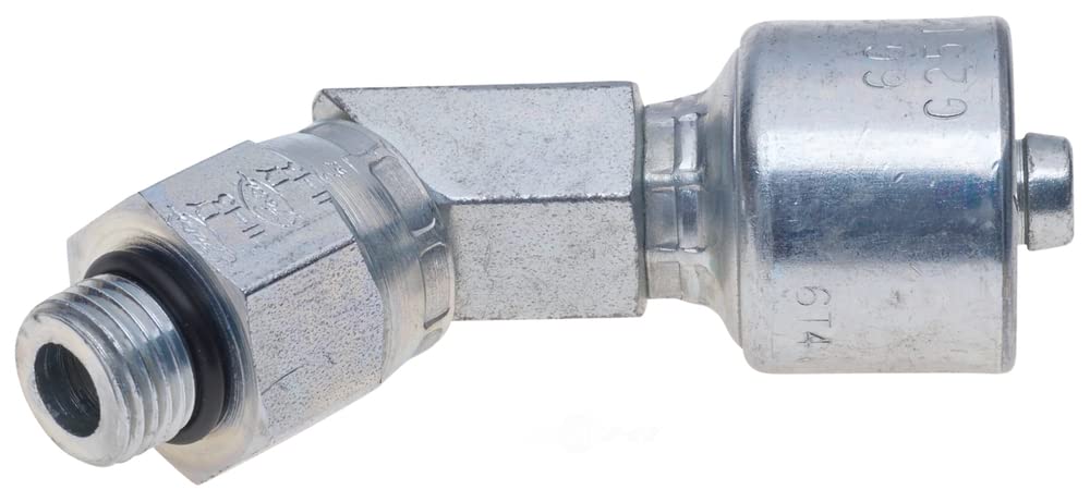 Gates G25122-0808 Male O Ring Boss Swivel 45 Block (Mega Crimp