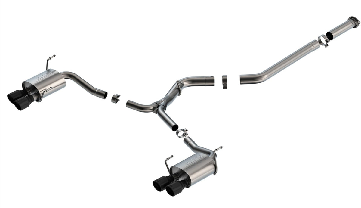 BORLA 140907CB Borla - 2022 Subaru WRX 2.4L Turbo AT/MT AWD S-Type Catback Exhaust CB Tips (140907CB)