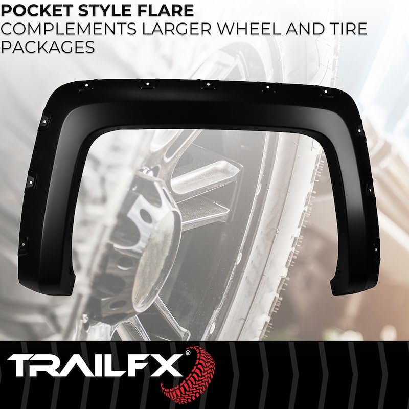 TRAILFX TFC3004S Trailfx TFC3004S POCKET STYLE FLARE SMOOTH SET OF 4