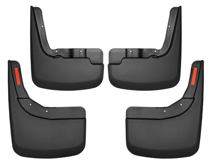 Husky Liners 58266 Husky Liners Custom Mud Guards – Fits 2019-2026 Chevrolet Silverado 1500 (Excludes ZR2, LT Trail Boss, Custom Trail Boss) – Front Set, 2-pc Black - 58266