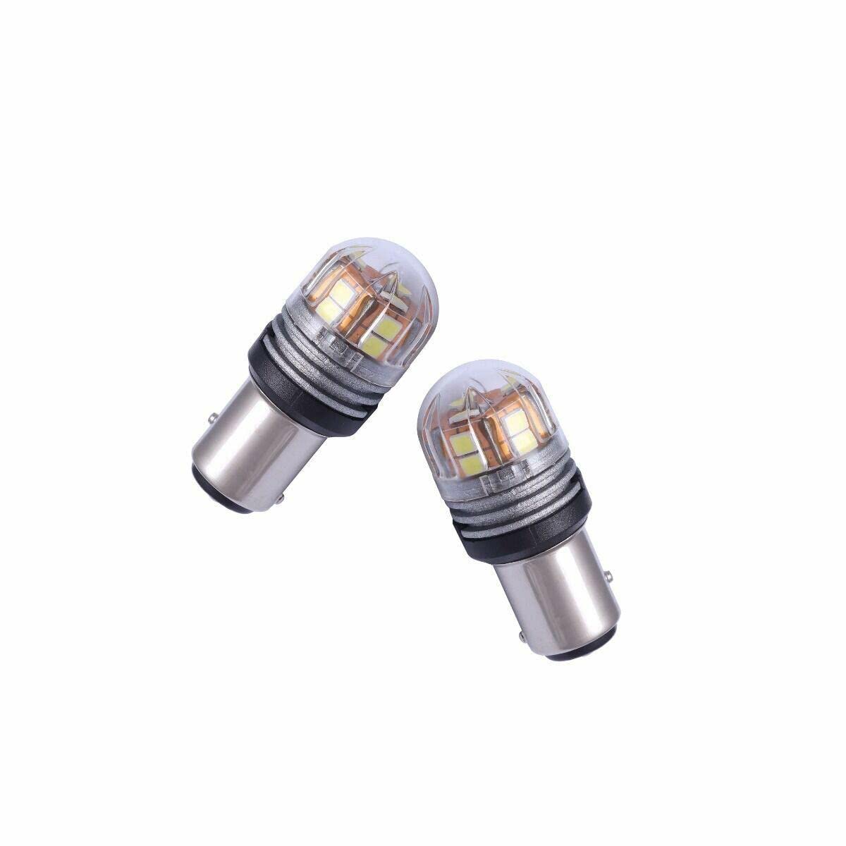 PUTCO HC1157R Putco HC1157R Universal LumaCore 1157 Red - PAIR (x3 Strobe with Bright Stop)