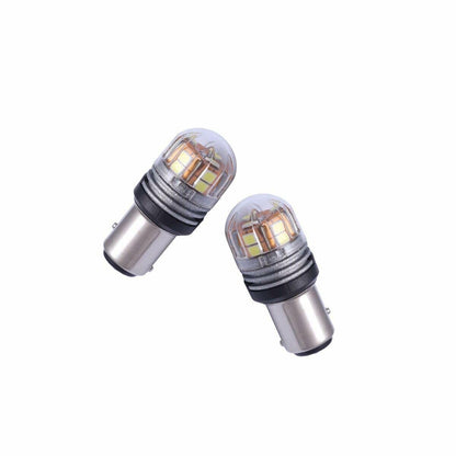 PUTCO HC1157R Putco HC1157R Universal LumaCore 1157 Red - PAIR (x3 Strobe with Bright Stop)