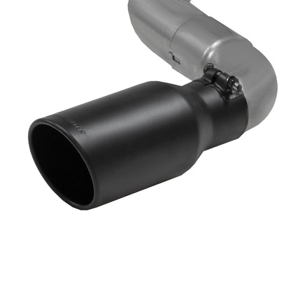 FLOWMASTER 718100 Flowmaster 718100 FlowFX Cat-Back Exhaust Kit 3.5 to 3 Inch Dual Side Exit 409 Stainless Steel 4.5 Inch Black Ceramic Coat StainlessTips Compatible with 2017-2024 Ford F250/F350 Super Duty 6.2L 7.3L