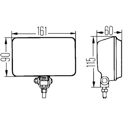 HELLA 005860231 Hella 005860231 450 DRV CLR H3 12V SAE/ECE