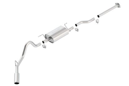 BORLA 140160 BORLA 140160 Cat-Back Perf. Exh. Sys. for 2005-2012 Toyota Tacoma 4.0L V6 AT/MT 2 & 4WD 2 & 4 Dr Ext. (Access) Cab Long Bed (6' 2") 127.4" Wheelbase/Crew (Double) Cab Short Bed (5') 127.4" Wheelbase