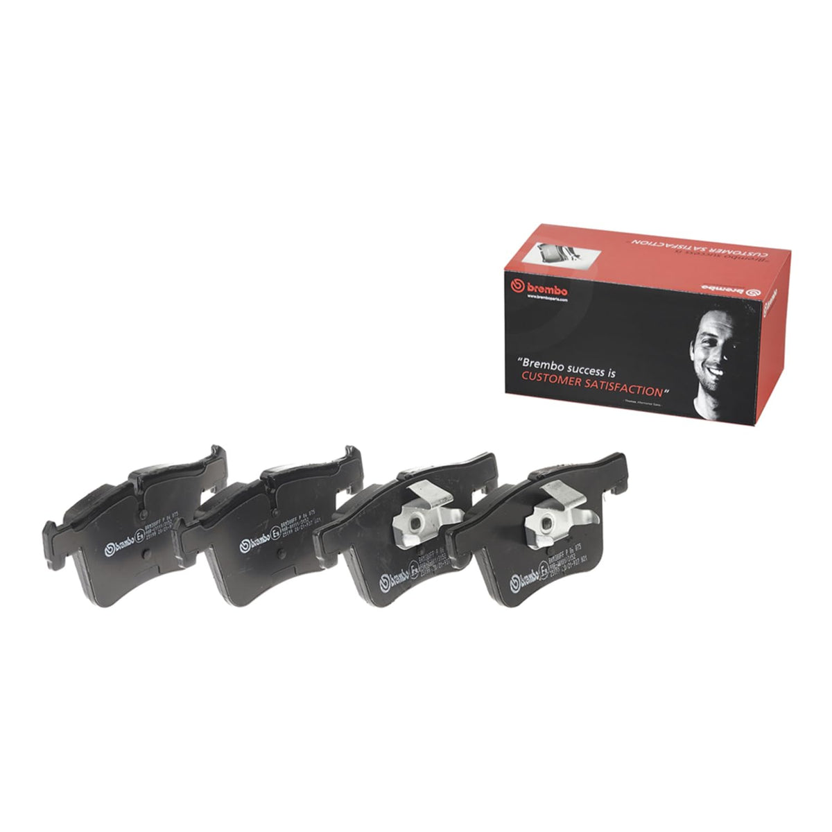 BREMBO P06075 Brembo P06075 Low-Met Alloy Steel Front Disc Brake Pad Set BMW OE# 34106859181
