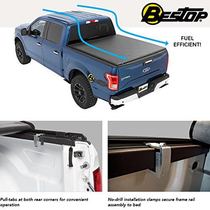 BESTOP 19111-01 Bestop EZ-Roll Soft Tonneau 1911101 for Ford F-150 2004-Current