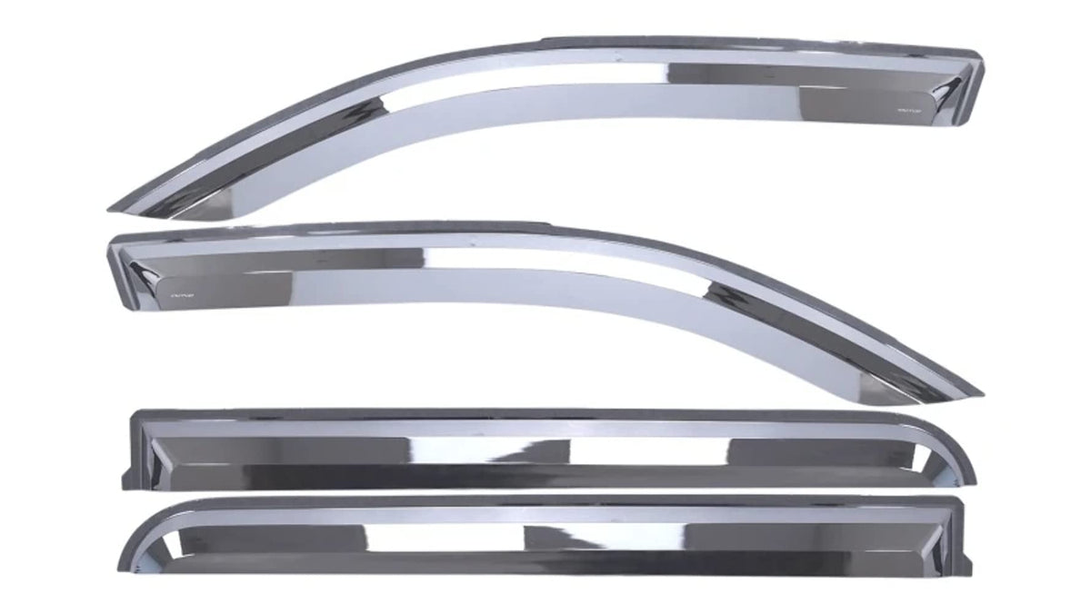 PUTCO 480071 Putco Element Chrome Window Deflectors Fits Dodge Ram Truck 1500 2019-2027 Crew Cab - Set of 4 - in Channel Install