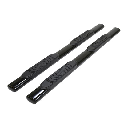 TRAILFX A7100T TrailFX Nerf Bars for Toyota Tundra Double Cab 2022-2025 – Black Powder Coated Steel Side Steps with Step Pads and Bed Step Without End Caps Rocker Panel Mount