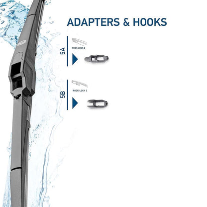 Hella 358182101 9XW 358 182-101 Rear Plastic Wiper Blade
