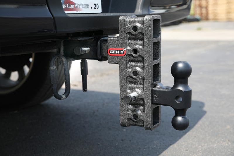 GEN-Y HITCH GH-324 Gen-Y Hitch GH-324 MEGA-DUTY 2' SHANK 7.5' DROP 1.5K T