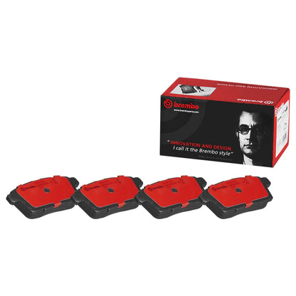BREMBO P49043N Brembo P49043N Premium Ceramic Front Disc Brake Pad Set MAZDA OE# NFY73323Z