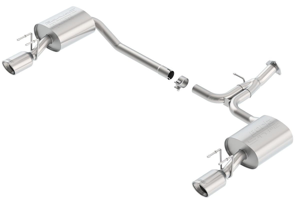 BORLA 11853 BORLA 11853 Axle-Back Performance Exhaust System for 2013-2017 Honda Accord Coupe 3.5L V6/ Sport Model 2.4L 4 Cyl. Automatic/Manual Transmission Front Wheel Drive 2 Door With Factory Dual Exhaust.