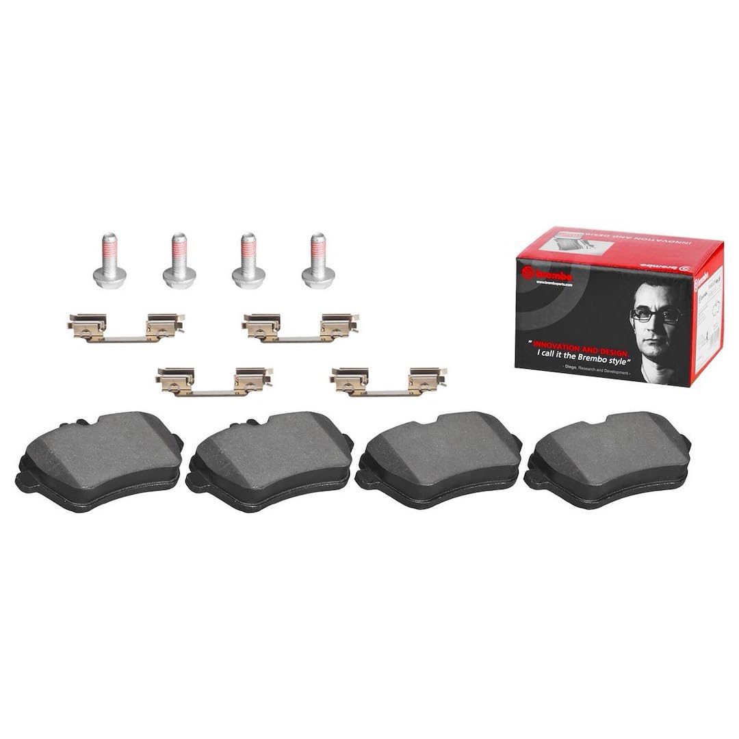 BREMBO P50116N Brembo P50116N Premium Ceramic Rear Disc Brake Pad Set MERCEDES-BENZ OE# A1644202420