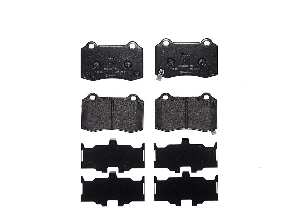 BREMBO P30074 Brembo P30074 Low-Met Rear Disc Brake Pad Set HYUNDAI/JEEP OE# 68144432AA