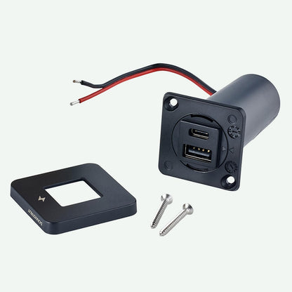 SCANSTRUT SC-TILE-10 Scanstrut SC-TILE-10 TILE - USB-A / USB-C INTERIORS CHAR