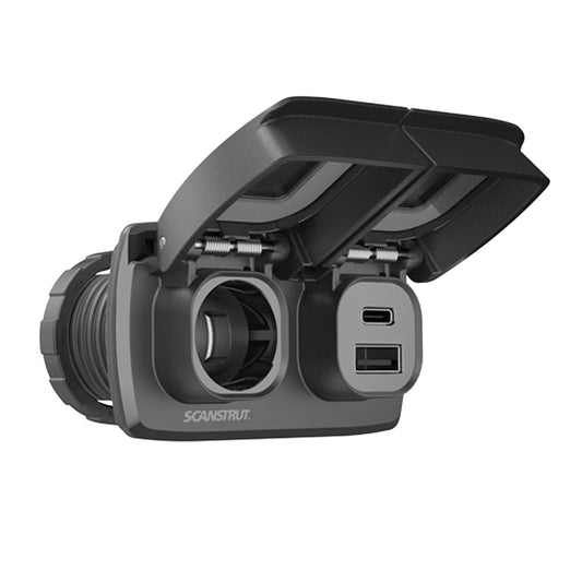 SCANSTRUT SC-MULTI-F2 Scanstrut SC-MULTI-F2 FLIP PRO DUO -USB-A & USB-C WITH 12