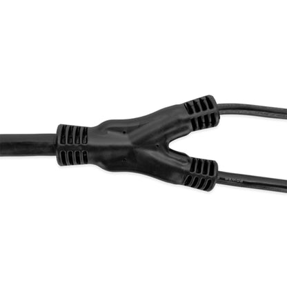 CAMCO 55025 Camco PowerGrip 45 Amp RV Plug Adapter, Combines 15 Amp and 30 Amp to 50 Amp Outlet, Heavy Duty Camper Electrical Power Adapter Cord