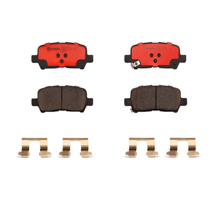 BREMBO P37014N Brembo P37014N Premium Ceramic Rear Disc Brake Pad Set BUICK OE# 18048690