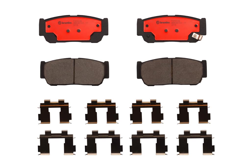 BREMBO P30049N Brembo P30049N Premium Ceramic Rear Disc Brake Pad Set KIA/SSANGYONG OE# 583024DU01