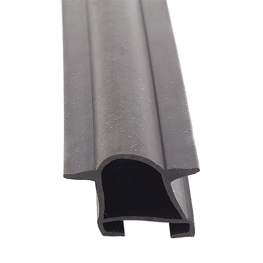 AP PRODUCTS 018-522 AP Products 018-522 EK Slide-On D Seal with Fins, 1-1/2" x 1" x 40', Black