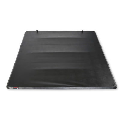 TRAILFX TFX5007 TrailFX Tonneau Cover Fits 2014 2021 Toyota Tundra TrailFX TFX5007 Soft Tri Fold Black Vinyl Aluminum Rails Lockable Tailgate Handle Requires Rail Clamp