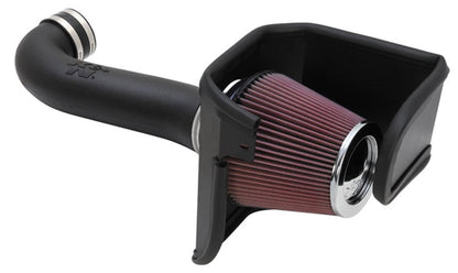 K&N FILTER 63-1114 K&N Cold Air Intake System: High-Flow Air Filter, Increase Performance & Acceleration: Compatible with 2011-2023 Chrysler/Dodge: 300, 300C, Challenger, Charger, 63-1114