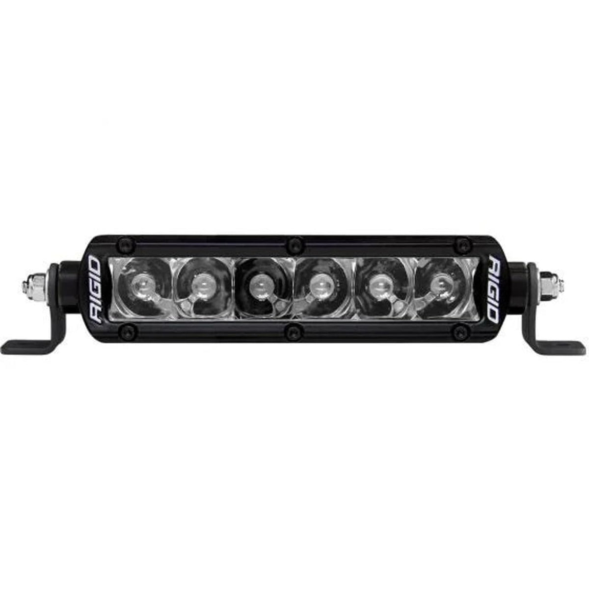 Rigid Industries 906213BLK Rigid Single Row - Series PRO 6" SPOT Midnight (Blacked Out Circuit Boards and Chrome Reflectors)