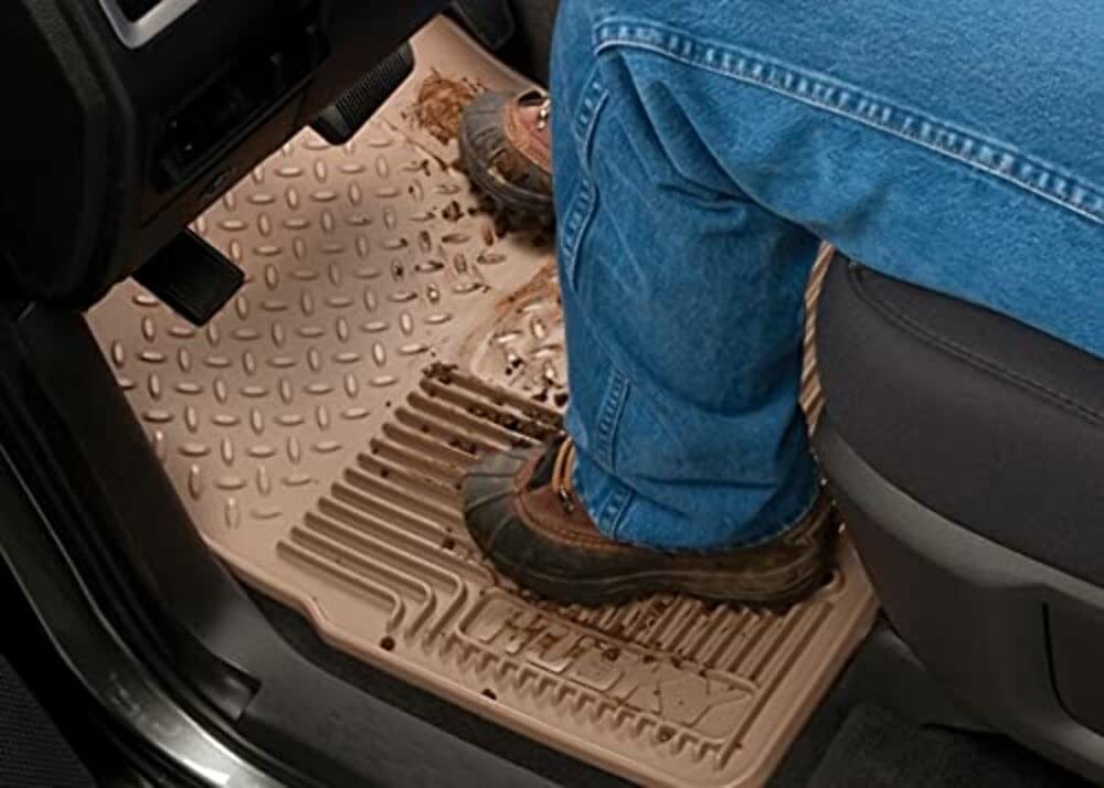 Husky Liners 51051 Heavy Duty Floor Mat Front Black