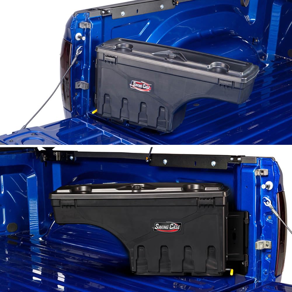 UNDERCOVER SC100P RealTruck UnderCover SwingCase Truck Bed Storage Box | SC100P | Fits 2007 - 2019 Chevy/GMC Silverado/Sierra 2500/3500HD Passenger Side