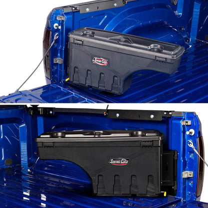 UNDERCOVER SC300D RealTruck UnderCover SwingCase Truck Bed Storage Box | SC300D | Fits 2002 - 2023 Dodge Ram 1500, 2003-20 2500/3500, Drivers Side (Without RamBox)