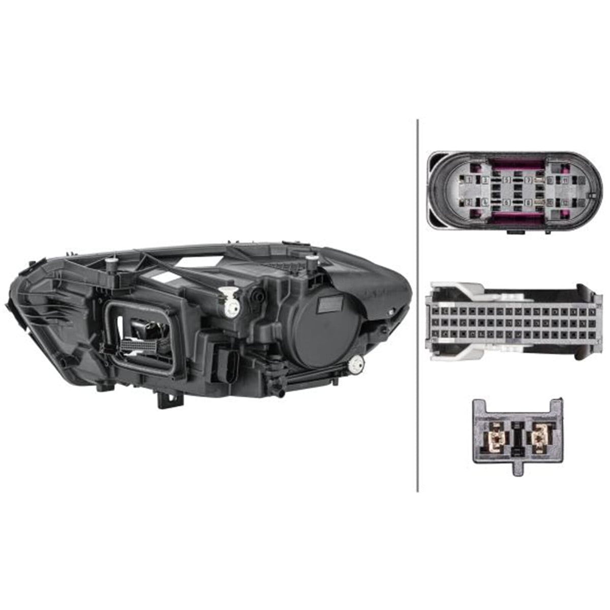 Hella 015091861 Hlmp Rh Led Static Sae Mb A Class 19-21