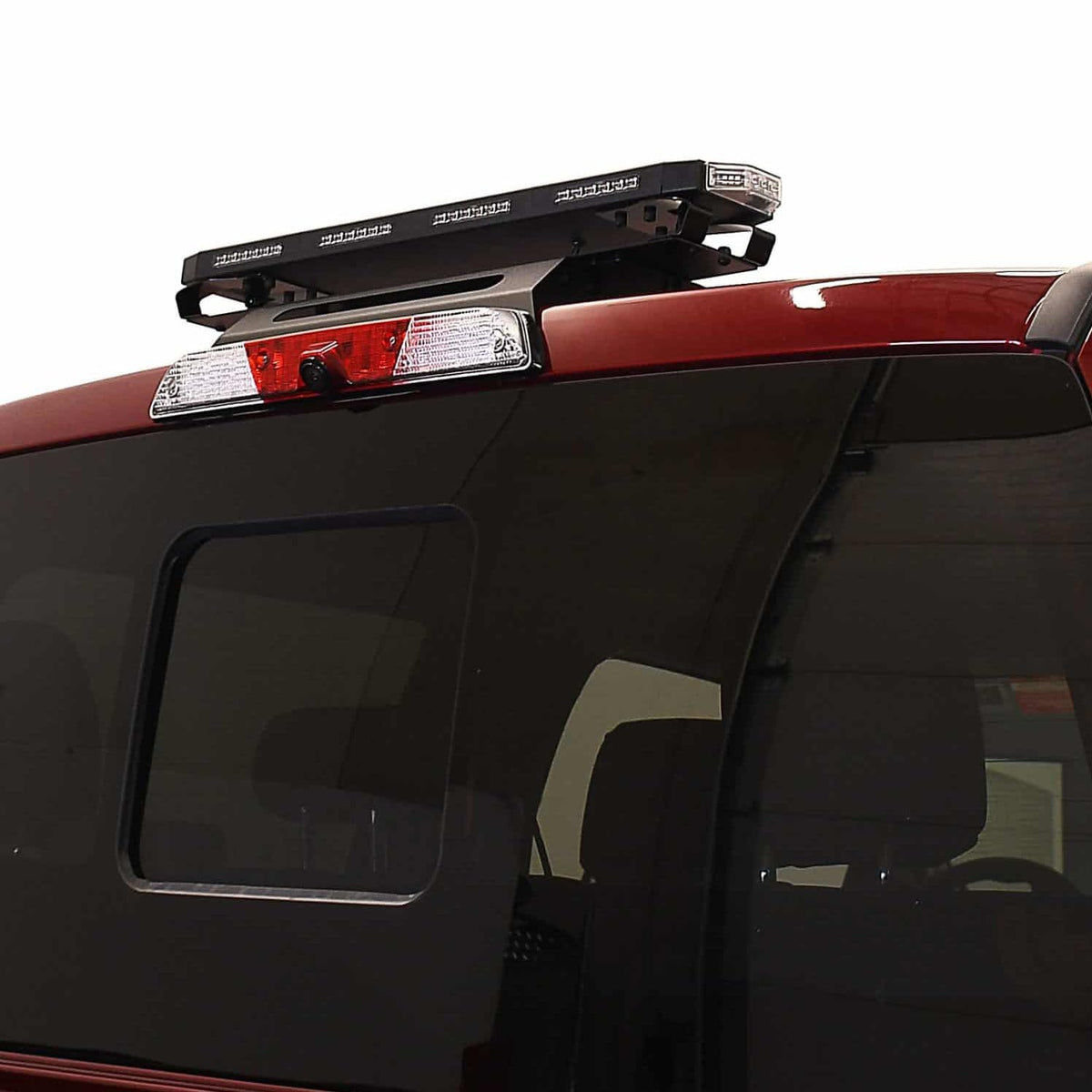 Putco 950224 Putco 24In Universal 24In Tri Color Hornet Light (Amber/Blue/White) - LED Stealth Rooftop Strobe Bar