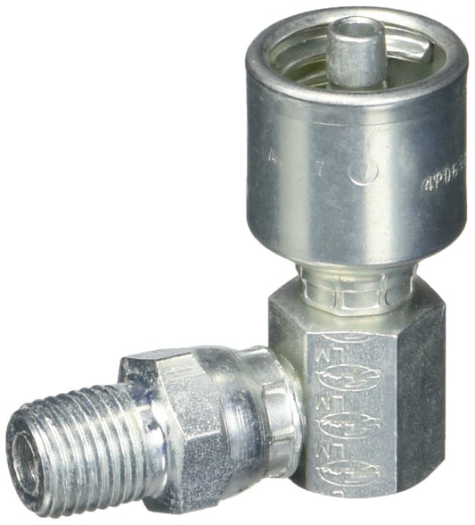 Gates G25106-0404 Male Pipe Swivel 90 Block (Nptf Without 30 Cone