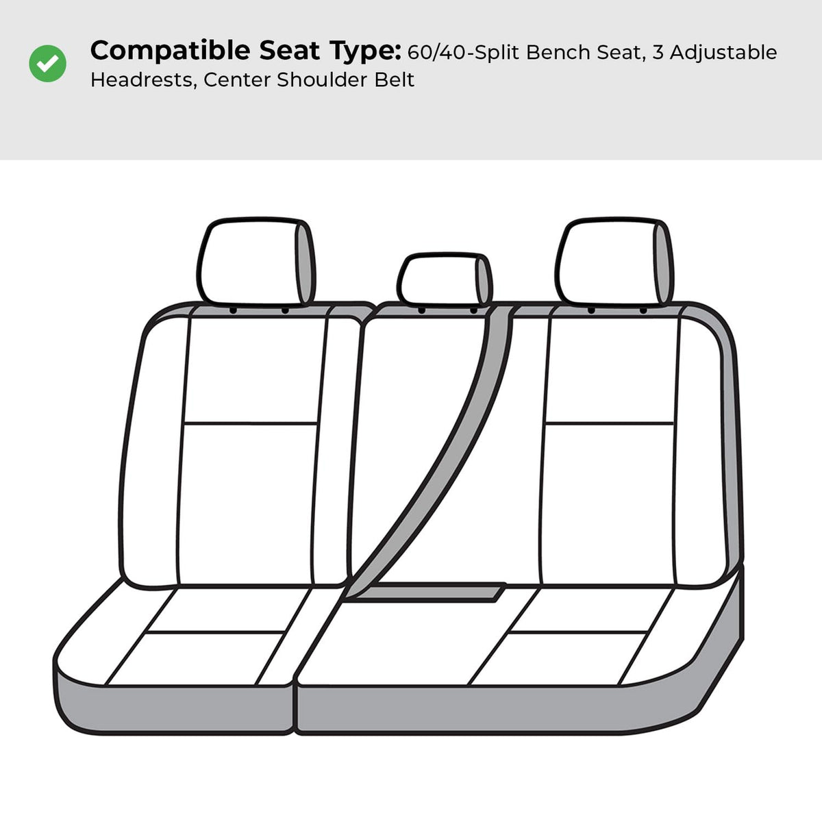 COVERCRAFT SS8553PCCH Covercraft SS8553PCCH POLYCOTTON SEATSAVER CUSTOM SECOND