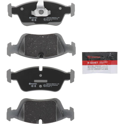 BREMBO P06024N Brembo P06024N Premium Ceramic Front Disc Brake Pad Set ALPINA/BMW/BMW (BRILLIANCE)/WIESMANN OE# 34116761244