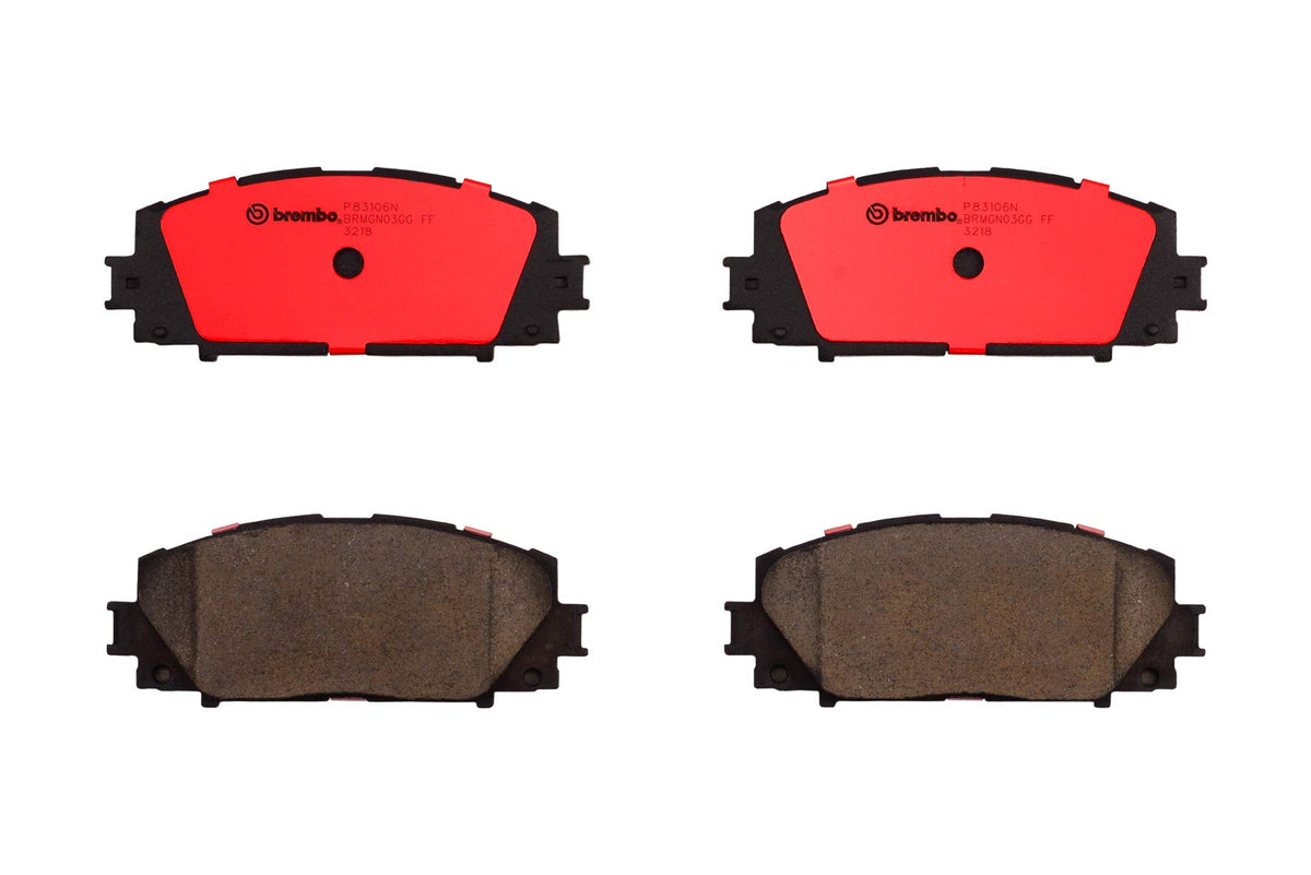 BREMBO P83106N Brembo P83106N Premium Ceramic Front Disc Brake Pad Set LEXUS/TOYOTA/TOYOTA (FAW)/ZHONGHUA (BRILLIANCE) OE# 0446547090