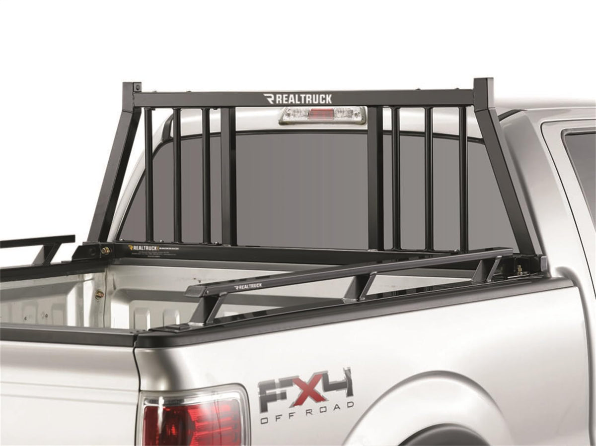 BACKRACK 149TR RealTruck BACKRACK Three Round Rack Frame Only | Black, No Drill | 149TR | Fits 2019-2025 Chevrolet/GMC Silverado/Sierra 1500; 2008-2019 & 2022-2025 Toyota Tundra; 2004-2025 Ford F-150 & Others
