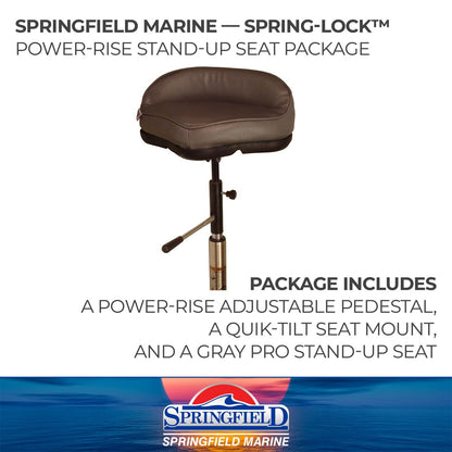 SPRINGFIELD 1641037 SPRINGFIELD Springfield 1641037 Spring-Lock Power-Rise Stand-Up Pedestal Package - 22.5" to 29.5"