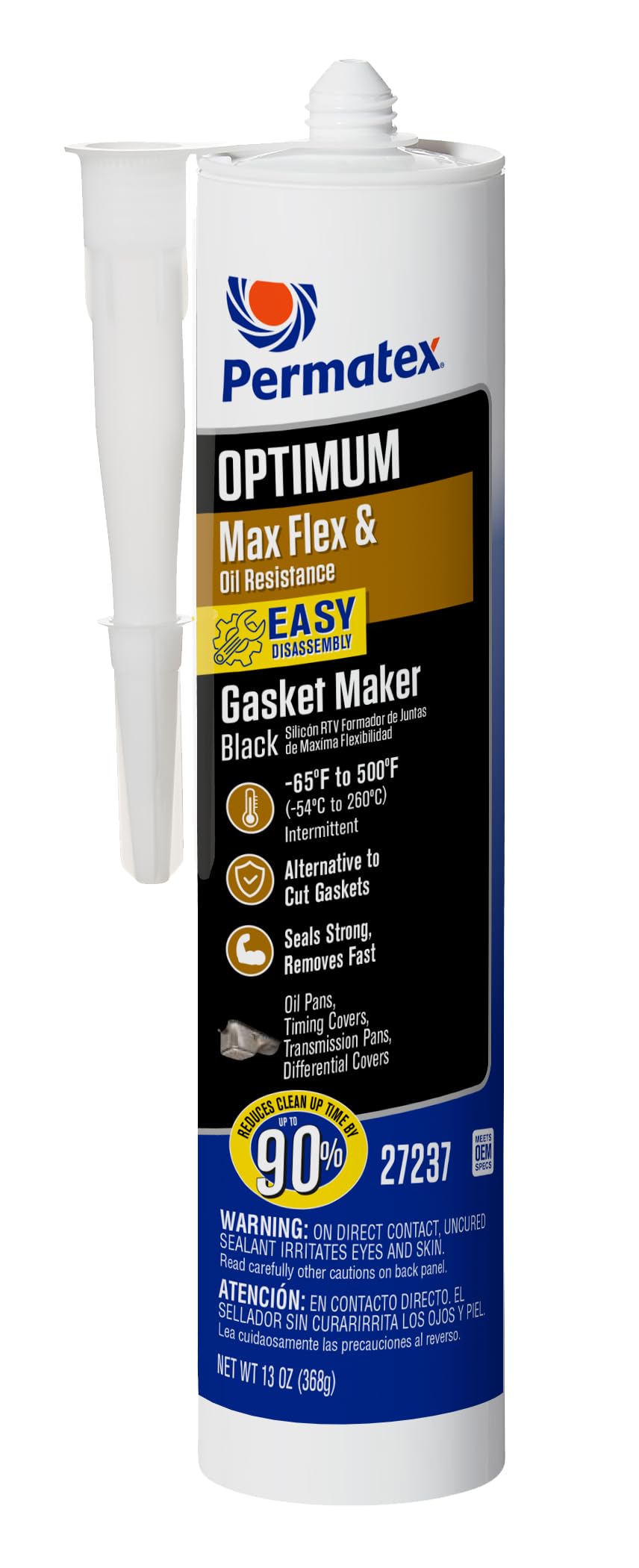 PERMATEX 27237 Permatex 27237 Optimum Black Gasket Maker, 13 oz