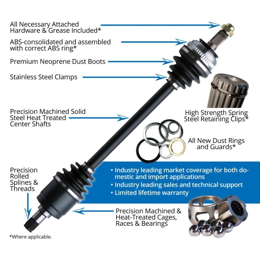 TRAKMOTIVE FD-86006 TrakMotive CV Axle Shaft - FD-86006