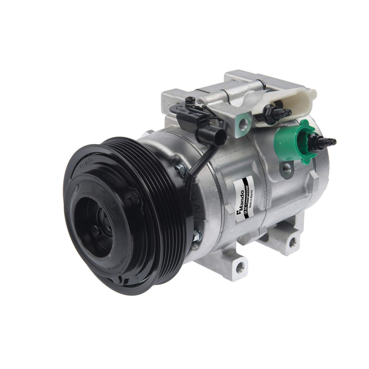 MANDO 10A1037 New Mando 10A1037 AC Compressor Original Equipment (Pre-filled Oil)