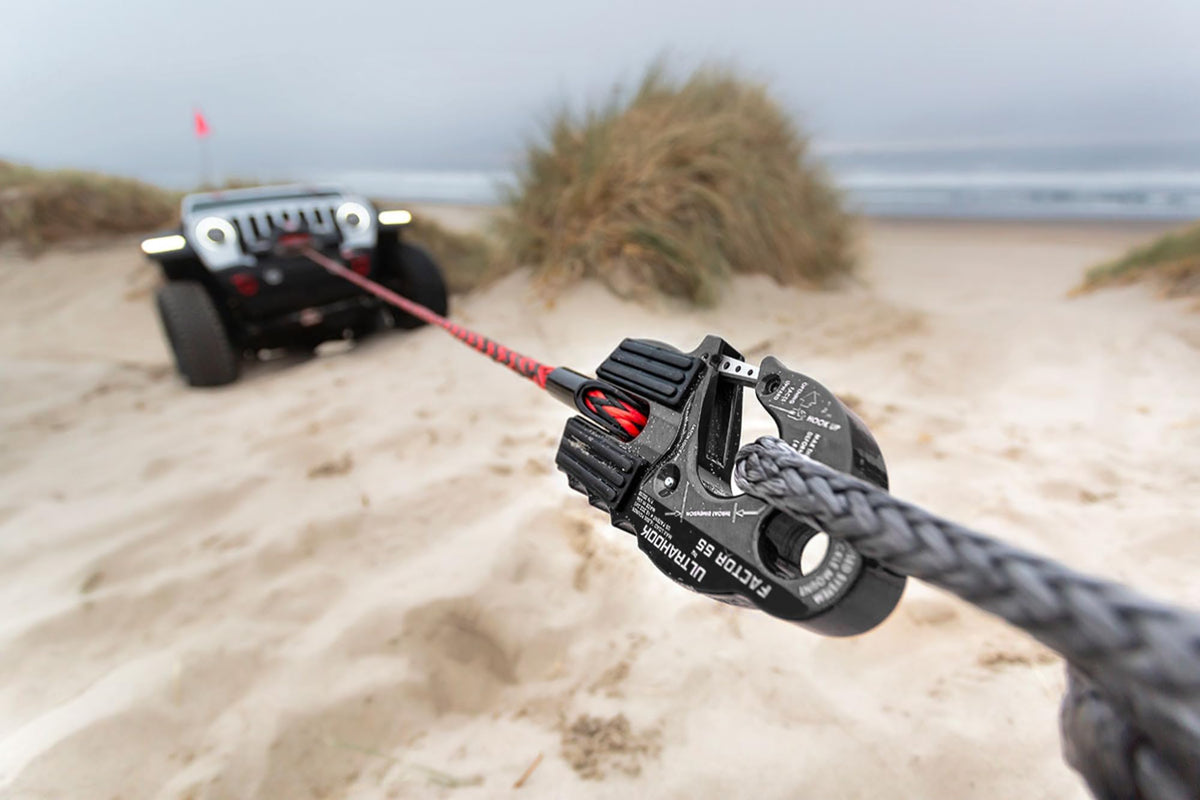 FACTOR 55 00250-05 Factor 55 00250-05 Ultrahook Winch Hook Closed System Shackle Max Load 16,000 lbs ULT Strength Shackle Pin Mount 48,000 lbs Offroad 4x4 Adventure – Silver