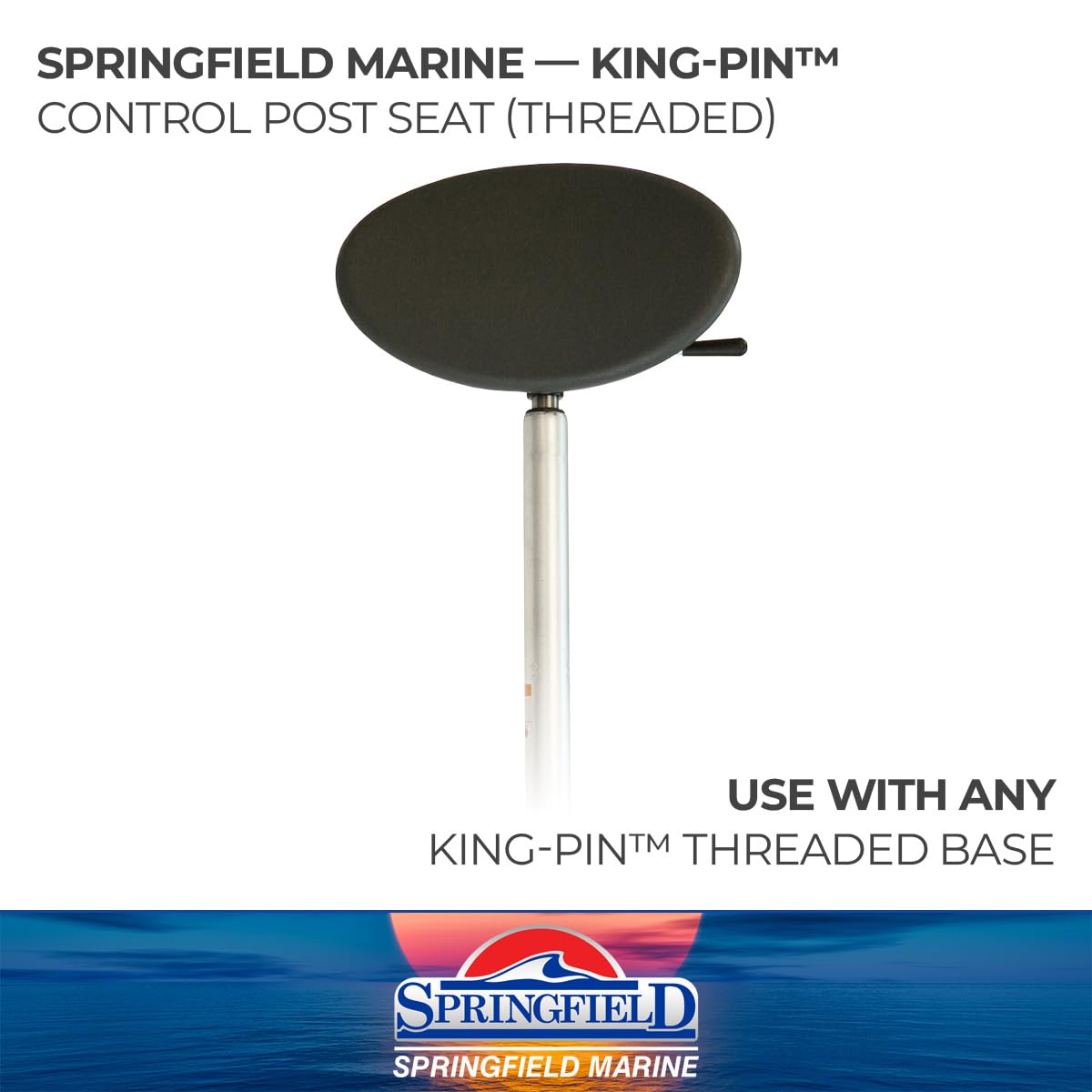 SPRINGFIELD 1040355-KPC Springfield 1040355-KPC KINGPIN UNIVERSAL THREAD CHARCOAL