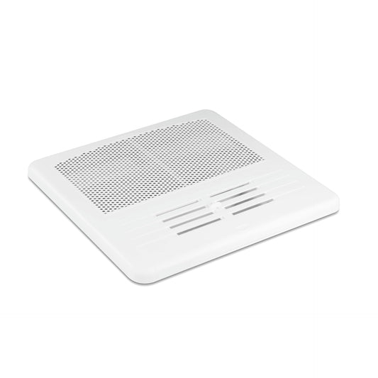 DOMETIC 3317404.000 Dometic Quick Cool Air Grill - White Ceiling Vent Cover for High Airflow - Ducted Grille Assembly for RV Air Conditioners