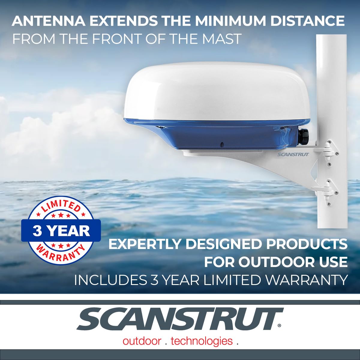 SCANSTRUT SC12 Scanstrut SC12 SC12 MAST MOUNT - MEDIUM