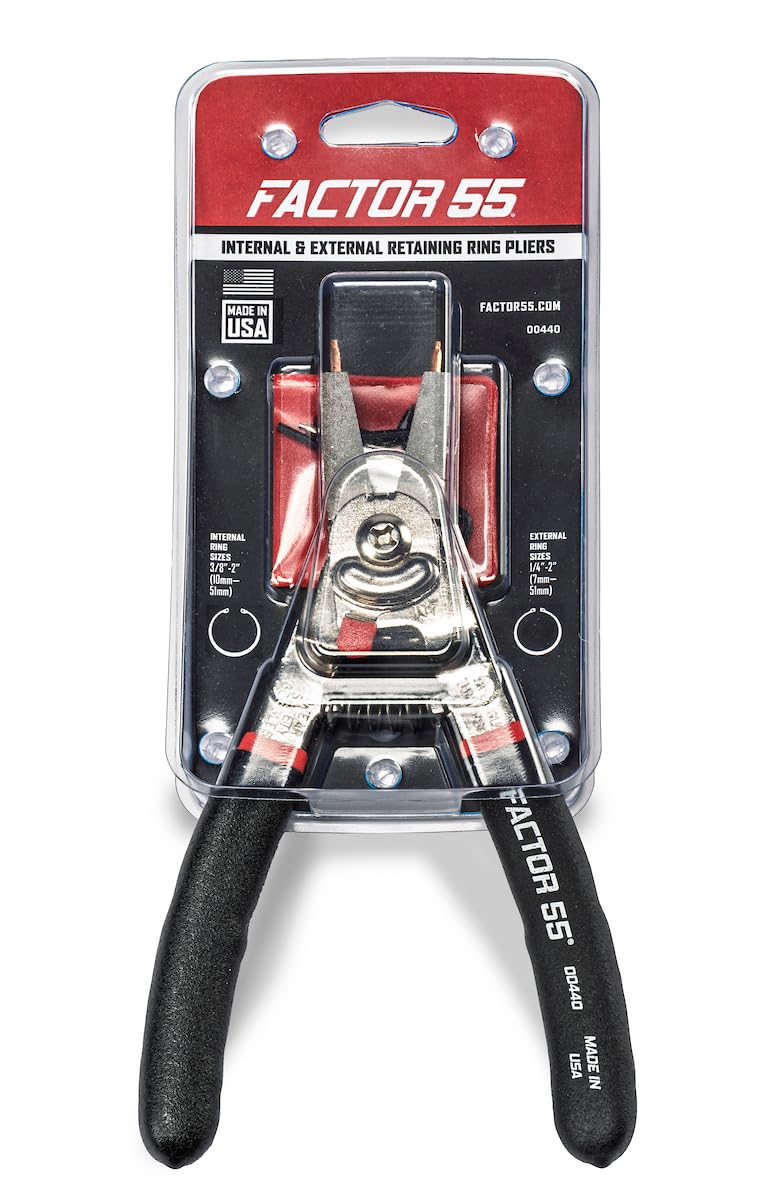 FACTOR 55 00440 Factor 55 00440 Snap Ring Pliers Ideal for installing of snap rings, required for Factor55 products that require snap ring pliers for installation.